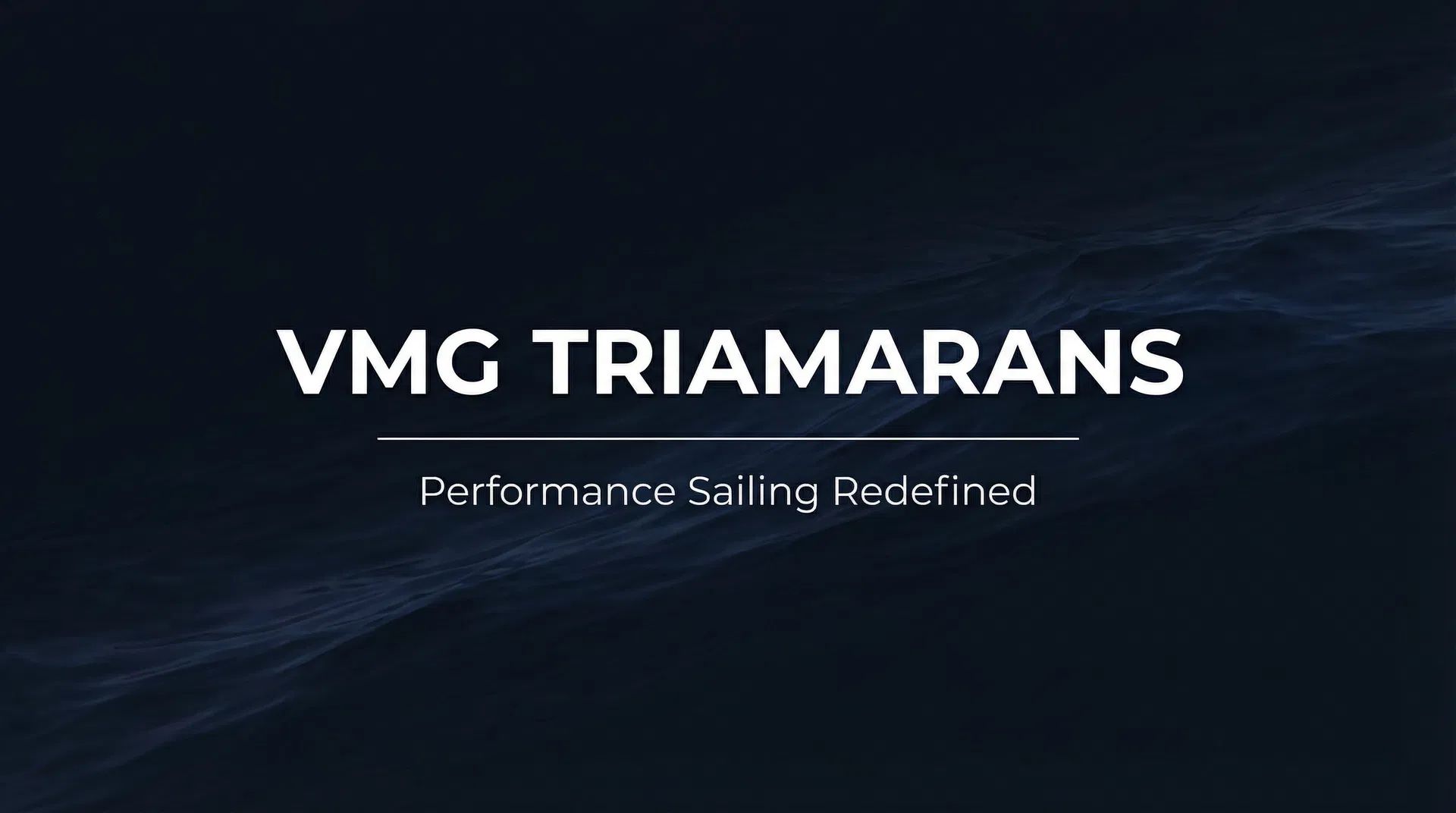 VMG Triamarans - Open Graph 1200x630px social media preview image